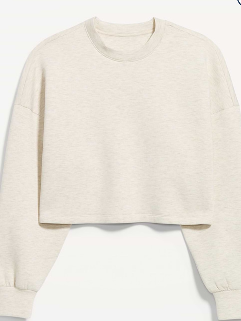 NWT- Old Navy - 2X- Bounce Fleece Crop Sweatshirt